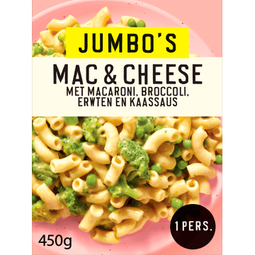 Jumbo's Vriesverse Maaltijd Mac and Cheese 450 g