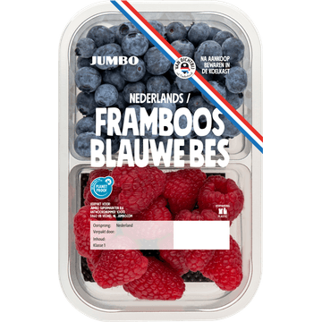 Jumbo Nederlandse Framboos en Blauwe Bes 300 g