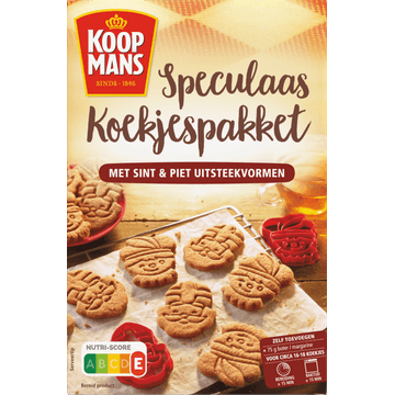 Koopmans Speculaas koekjespakket bakmix voor Sinterklaas 200 g