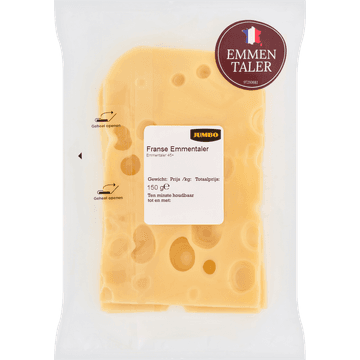Jumbo Franse Emmentaler Kaas Plakken 150 g