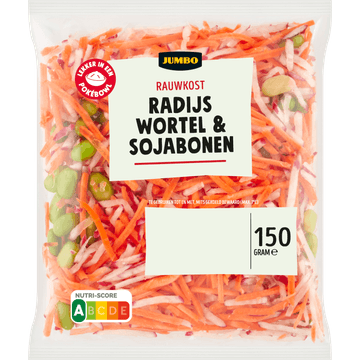 Jumbo Rauwkost Radijs Wortel & Sojabonen 150 g