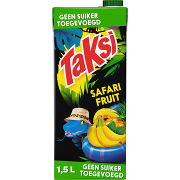 Taksi Safari fruit geen suiker toegevoegd
