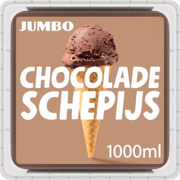 Jumbo Chocolade Schepijs 1L