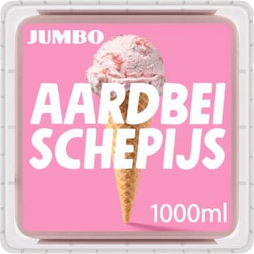 Jumbo Aardbei Schepijs 1L