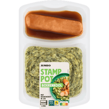Jumbo Stamppot Boerenkool met Rookworst in Jus 500 g