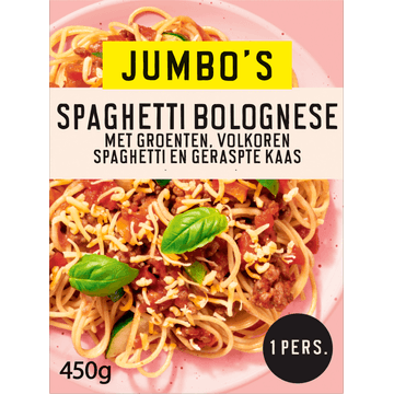 Jumbo's Vriesverse Maaltijd Spaghetti Bolognese 450g