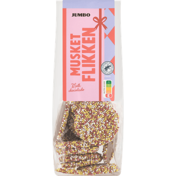 Jumbo Musketflikken Melkchocolade 120 g
