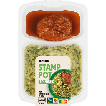 Jumbo Stamppot Spinazie met Hamburger in Jus 500 g