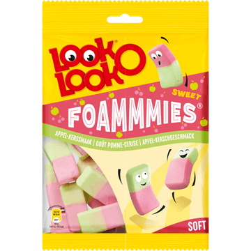 Look-O-Look Foammmies Appel-Kers 180g