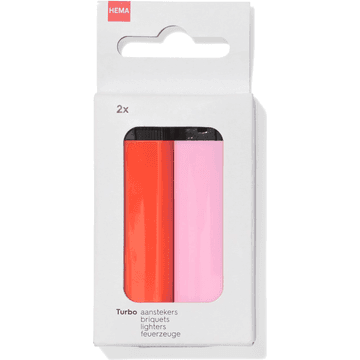 HEMA Aanstekers Turbo 2 Stuks
