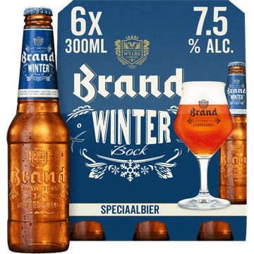 Brand Winterbock fles 6-pack