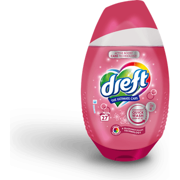 Dreft Quick Wash Pink- Fragrance Boost, 27 Wasbeurten