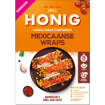 Honig Maaltijdpakket mexicaanse wraps
