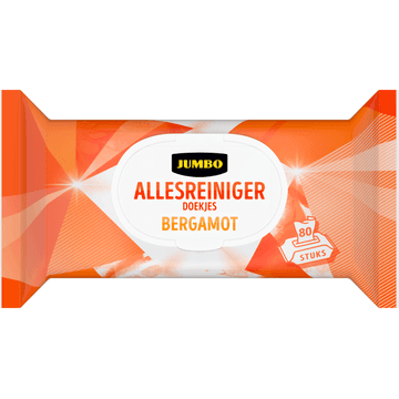 Jumbo Allesreiniger Doekjes Bergamot 80 Stuks