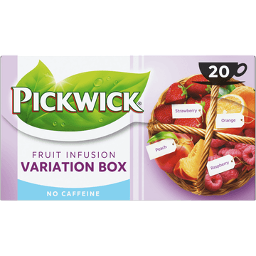 Pickwick Vruchtenthee fruitvariatie 20 zk.