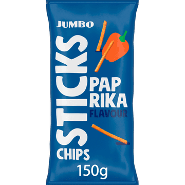 Jumbo Paprika Chips Sticks 150 g