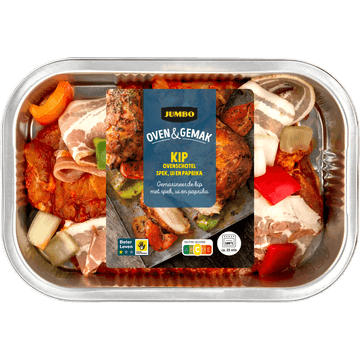 Jumbo Oven & Gemak Kip Ovenschotel Spek, Ui en Paprika 430 g