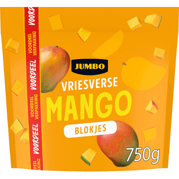 Jumbo Vriesverse Mango Blokjes Voordeelverpakking 750 g