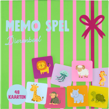 Memo Spel Dierenboel 48 Kaarten