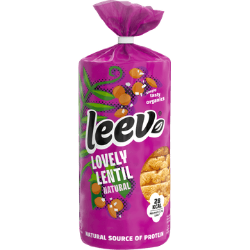 Leev Linzenwafels Naturel 100g