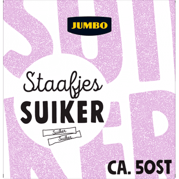 Jumbo Suiker Staafjes ca. 50 Stuks