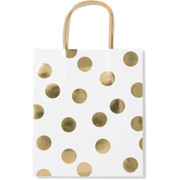 HEMA Cadeautas M Stip Goud