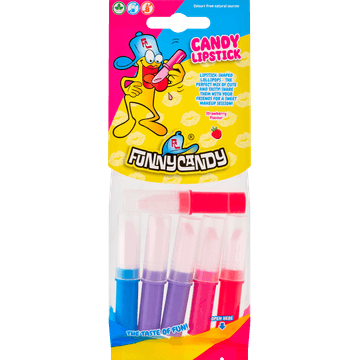Funny Candy Strawberry Flavour Candy Lipstick 30 g