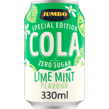 Jumbo Cola Zero Lime Mint Smaak 330ML