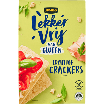 Jumbo Lekker Vrij van Gluten Luchtige Crackers 130 g