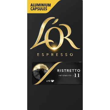 L'OR Espresso Ristretto Aluminium Capsules 10 Stuks 52 g