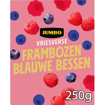 Jumbo Vriesverse Frambozen Blauwe Bessen 250 g