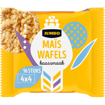 Jumbo Maïswafels Kaassmaak 4 x 4 Stuks