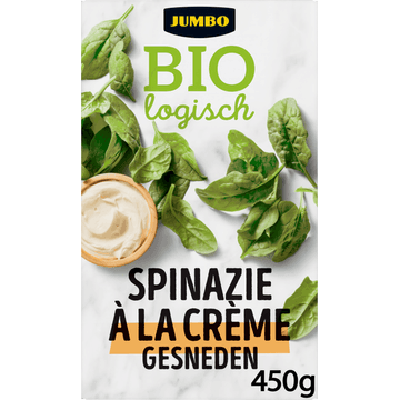 Jumbo Biologisch Spinazie à la Crème Gesneden 450 g