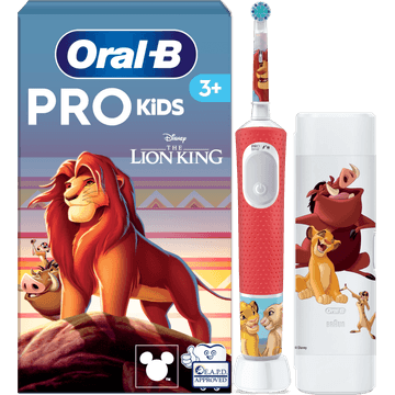 Oral-B Pro Kids Elektrische Tandenborstel, Lion King voor Kinderen Vanaf 3 Jaar