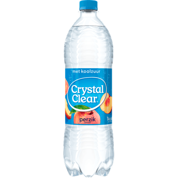 Crystal Clear Perzik Smaak 1L
