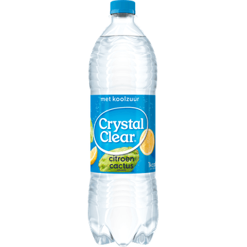 Crystal Clear Sparkling Lemon Cactus Fles 1L