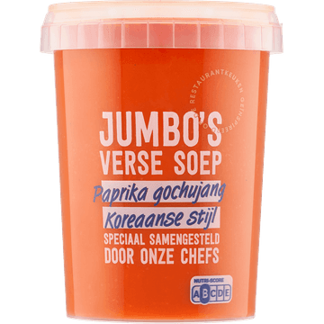 Jumbo's Verse Soep Paprika Gochujang Koreaanse Stijl 500 g
