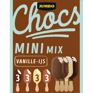 Jumbo Chocs Mini Mix Chocolade 12 Stuks