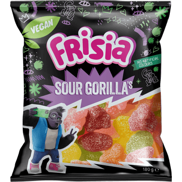 Frisia Sour Gorillas 180 g