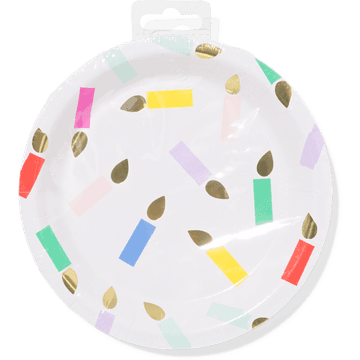 HEMA Gebaksbordjes Papier Kleur 8 Stuks