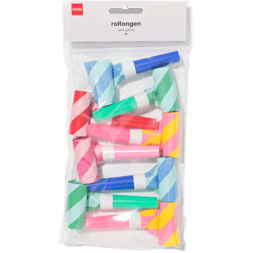HEMA Roltongen Kleur 8 Stuks