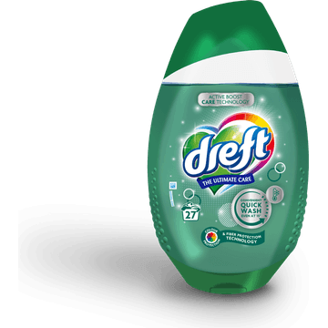 Dreft Quick Wash Green - Fiber Protection, 27 Wasbeurten