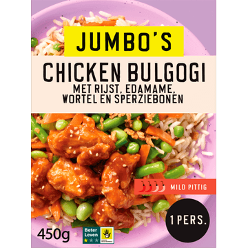 Jumbo's Vriesverse Maaltijd Chicken Bulgogi 450 g