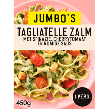 Jumbo's Vriesverse Maaltijd Tagliatelle Zalm 450 g