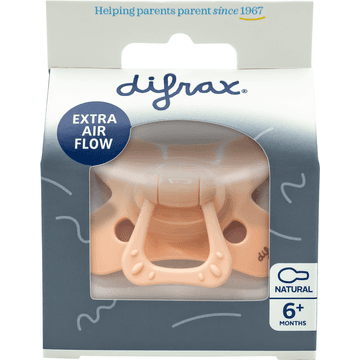 Difrax Fopspeen Natural 6+ Maanden Unisex