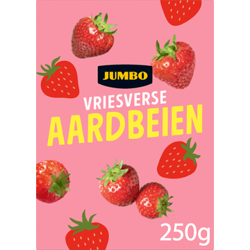 Jumbo Vriesverse Aardbeien 250 g