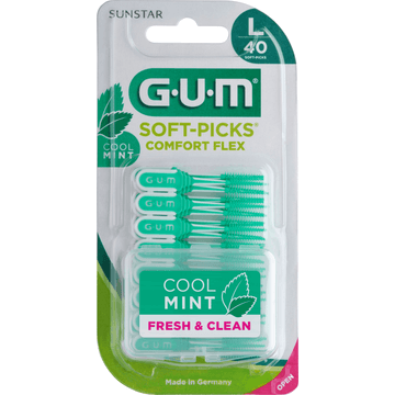 GUM Soft-Picks Comfort Flex L 40 Stuks