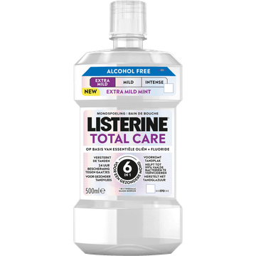 Listerine Mondspoeling Total Care Extra Mild Mint 500 ml