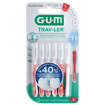 GUM Trav-Ler ISO 1 0.8 mm 1 Stuk
