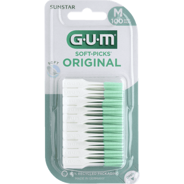GUM Soft-Picks Original Regular / Medium 100 Stuks